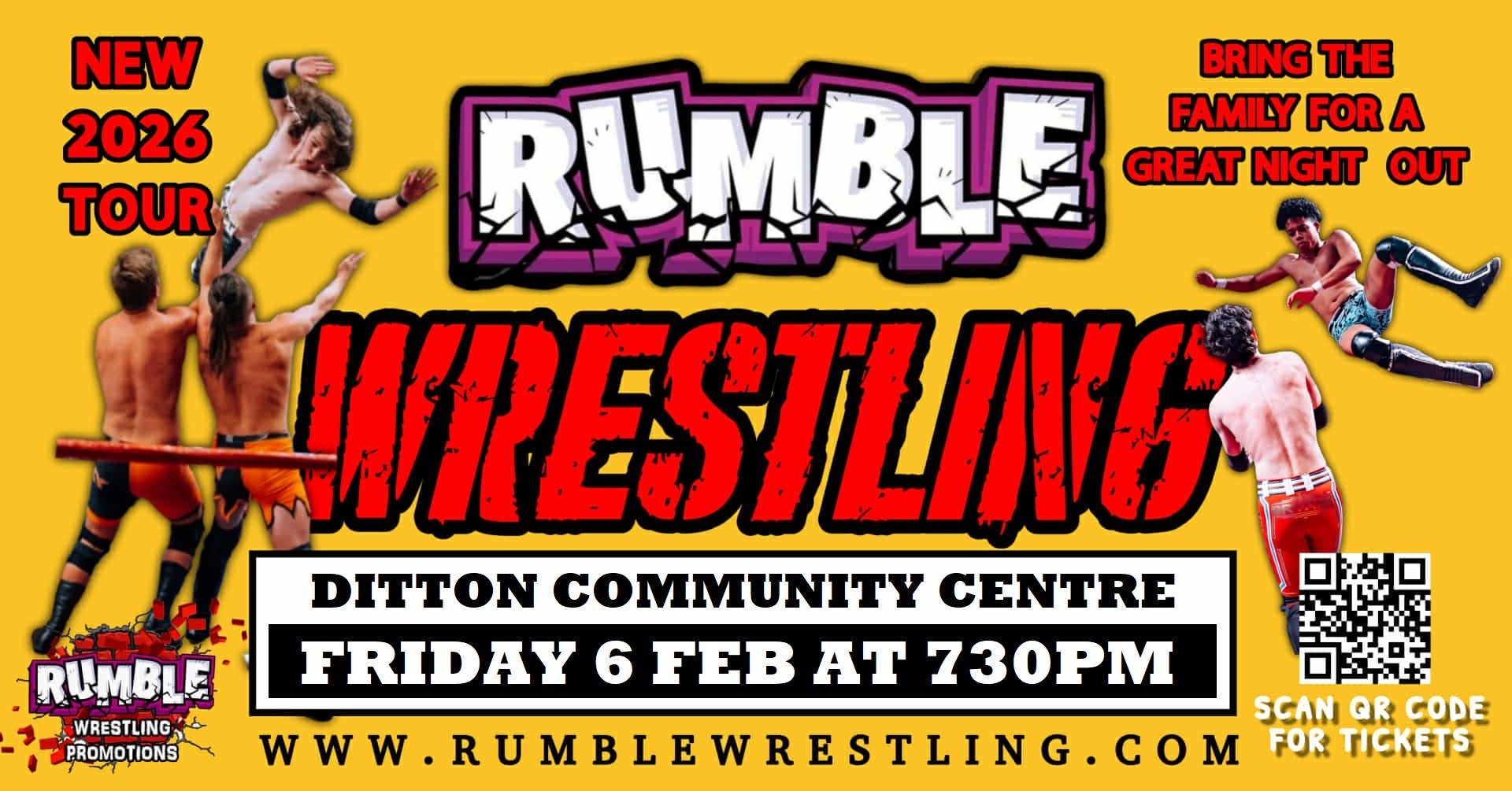 Rumble Wrestling comes to Ditton 2026